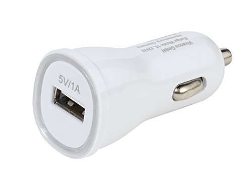 Vivanco PBVV1AUSBCCW Auto White power adapter/inverter - Power Adapters & Inverters (12-24, 5 V, 1 A, Auto, Universal, White)