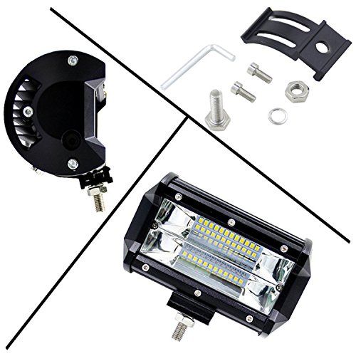 Vococal® -2 PZ 72W LED Lavoro Luce Barra di Guida Luce IP67 per Carrelli Elevatori SUV Auto
