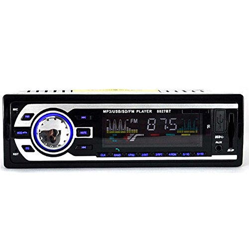 Vococal - Auto 12V / 24V Bluetooth Car Stereo FM Radio MP3 Lettore Audio Altoparlante Supporta Chiamate in Vivavoce con USB SD Porta Telecomando