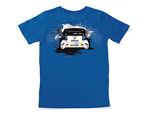 Volkswagen 6r8084200e530 Fan della maglietta Motor Sport – Polo R WRC per uomo, Blu medio, taglia XXL