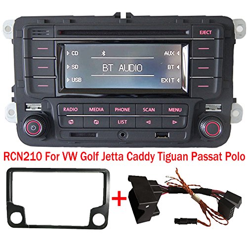 Volkswagen auto Radio rcn210 BT CD MP3 USB AUX SD Golf Touran Tiguan Jetta Passat Polo