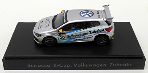 Volkswagen Scirocco 1 K8099300KJKA Model Car Cup 2012 1: 43, argento