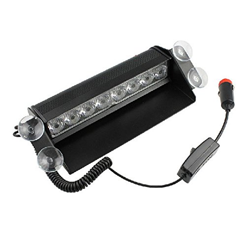 VORCOOL LED Emergenza Strobe Light Bar per auto camion 12V 8-LED (blu)