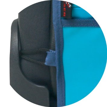 Walser 25094 Organizer portaoggetti per schienale sedile anteriore, Space Explorer, colore: Blu