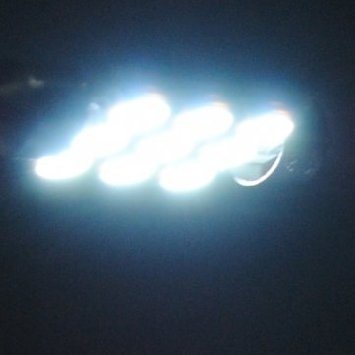 Weiß 39mm 9 SMD LED Girlande- Auto-Birnen- Licht-Lampe