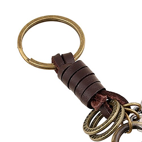 Westeng Keychain novità metallo a forma di portachiavi pendente borsetta portachiavi, Lega, Bronze H, 11 cm