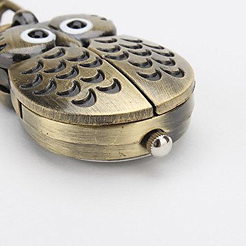 Westeng metal Keychain creative a forma di portachiavi bronzo gufo pendente in chiave catena d