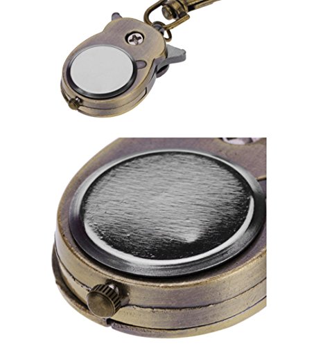 Westeng metal Keychain creative a forma di portachiavi bronzo gufo pendente in chiave catena d