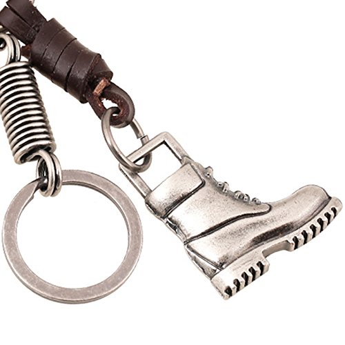 Westeng portachiavi creativo metallo a forma di portachiavi in lega pendente borsetta Car Key Chain, Lega, Golden, m