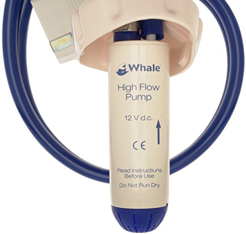 Whale Water Master 12V - Pompa per l’acqua con presa da 12 V, 15,8 L, colore: bianco