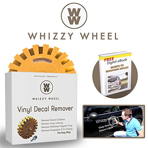 Whizzy kit auto Decal Remover con adattatore trapano