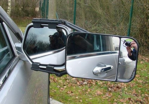 Wing Mirrors World SKODA Yeti traino rimorchio roulotte prolunga doppio vetro specchio convesso singolo