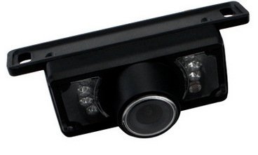 Wireless auto telecamera, ad alta definizione colore ampio angolo di visione universale impermeabile di Retrovisione targa macchina fotografica di sostegno con 7 visione notturna ad infrarossi LED