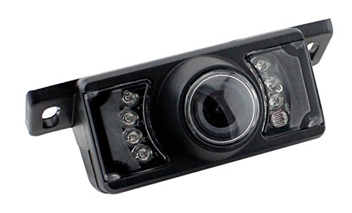 Wireless per telecamera, colore ad alta definizione larghezza Angolo di visione universale retromarcia per auto impermeabile per Targa telecamera con 7 LED infrarossi per visione notturna