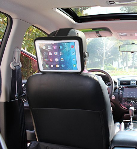 WizGear-Supporto universale per Tablet, con supporto per Ipad per poggiatesta auto, leggero, durevole e facile da poggiatesta auto per montaggio supporto, ideale per Ipad e Tablet fino a 10 ", Tablet