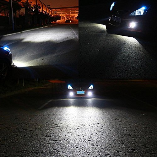 WLJH 2PCS H1 LED fendinebbia lampadina 80 W 1200LM High Power LED auto Car driving DRL luce lampade luci di marcia, Xenon bianco