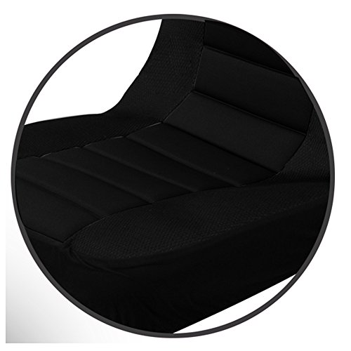 WOLTU AS7254 Coprisedile Anteriore Singolo Universale per Auto Seat Cover Protezione per Sedile di Poliestere Nero