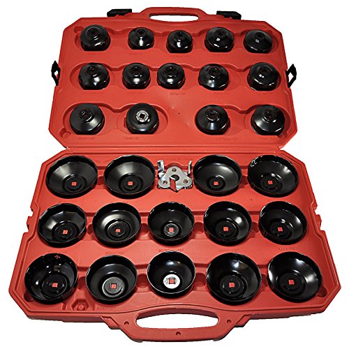 Wondermantools ® Ölfilter-Schlüssel, 31 Stück, Autowerkstatt-Werkzeug-Set, zum Lösen und Anziehen