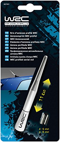 WRC 007391 Roof Hard mount Aluminium car antenna - Car Antennas (Roof, Hard mount, 110 mm, Aluminium, 51 g, 95 mm)