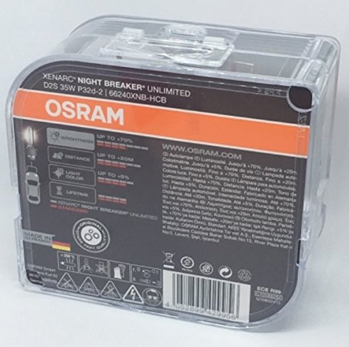 xeno Osram XENARC Night Breaker Unlimited D2S 35  W 66240  X NB