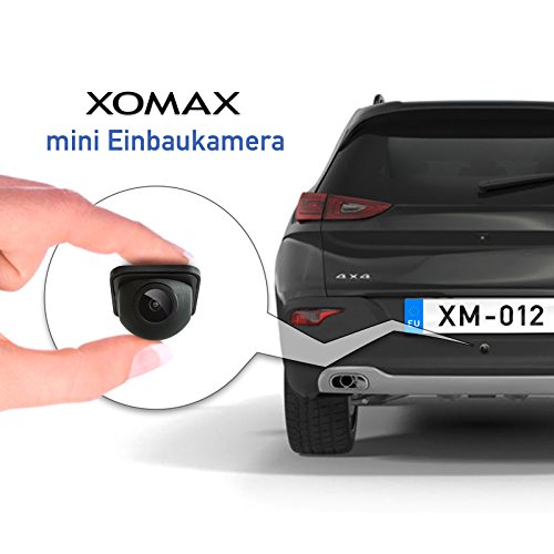 XOMAX XM-012 Retrocamera / Telecamera per retromarcia + Comoda e sicura per parcheggiare + Ampio angolo di visione 170°