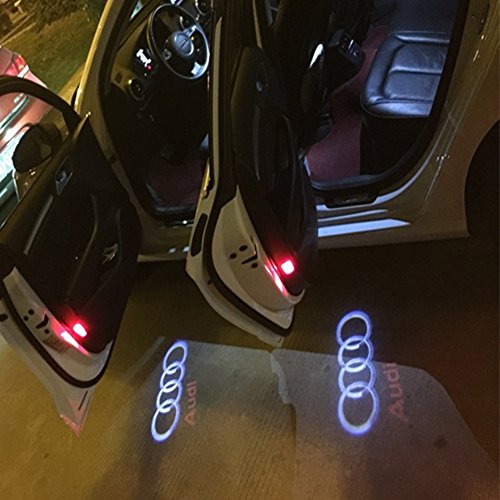 XYSTAR auto porta proiettore logo Ghost Shadow Light LED auto porta cortesia passo fantasma ombra proiettore luci (Left)