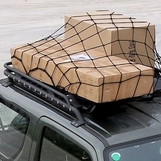 Yaetek Bungee cargo tie-down net, rete per ATV o utv rastrelliere, pickup Truck Beds, portapacchi, barche, camper, e più (Typeb)