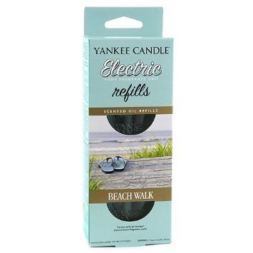 Yankee Candle - Ricarica per diffusore elettrico, fragranza "Beach Walk" (Passeggiata sul mare)