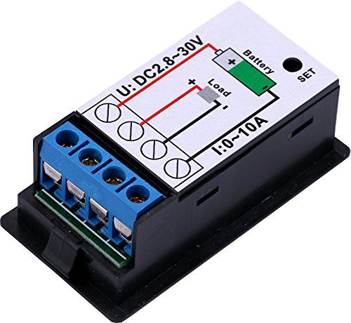 Yeeco LCD multimetro tensione corrente resistenza tester capacità della batteria al litio ricaricabile monitor multifunzione Meter detector