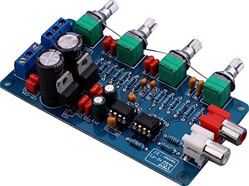 Yeeco pre-amp Volume Control Board Tone fertigen Platine Kit 10 Volte – Doppia corrente alternata 15 V Original ton justierplatte HIFI audio amplificatore