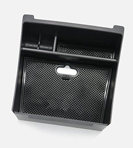 Yuwaton confezione da 1 auto box bracciolo Storage box nero