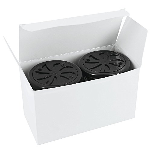 Zen Air Deodorante per auto, Nero (Cool Black), Set di 4