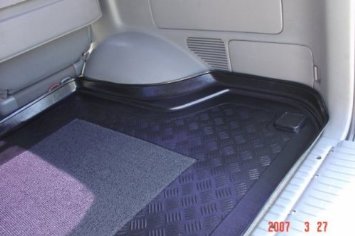 ZentimeX Z746858 Vasca baule su misura con superficie scanalata e integrato tappeto antiscivolo