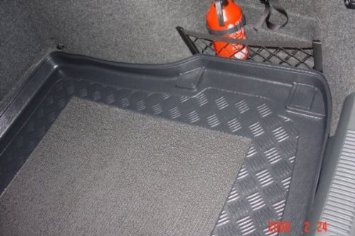 ZentimeX Z902936 Vasca baule su misura con superficie scanalata e integrato tappeto antiscivolo