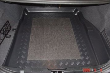 ZentimeX Z904621 Vasca baule su misura con superficie scanalata e integrato tappeto antiscivolo
