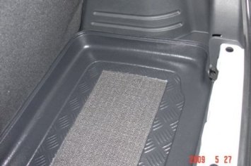 ZentimeX Z904627 Vasca baule su misura con superficie scanalata e integrato tappeto antiscivolo