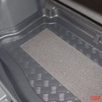 ZentimeX Z905776 Vasca baule su misura con superficie scanalata e integrato tappeto antiscivolo
