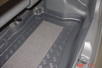 ZentimeX Z905776 Vasca baule su misura con superficie scanalata e integrato tappeto antiscivolo