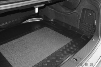 ZentimeX Z906593 Vasca baule su misura con superficie scanalata e integrato tappeto antiscivolo