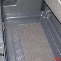 ZentimeX Z906702 Vasca baule su misura con superficie scanalata e integrato tappeto antiscivolo