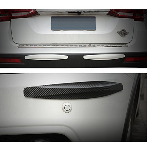 Zhhlaixing Protezione paraurti auto RuBBer Car Front Rear Bumper Door Sticker Edge Protector Corner Guard Anti-collision Strip