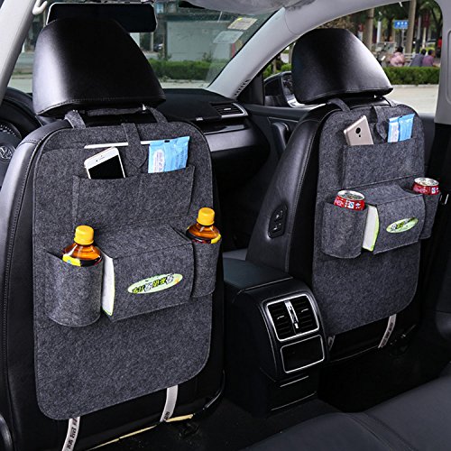 Zhizu organizer per sedile auto Car Kick Mats multi-pocket Travel Storag auto sedile posteriore bag sedile posteriore Protector per bambini
