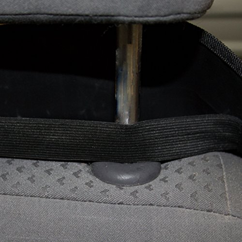 ZOLLNER24 set di 2 coprisedili / protezione sedile auto / protettore sedile macchina / proteggi sedile, colore nero, misura ca. 69x120 cm, in resistente poliestere, serie “Seat-Care”